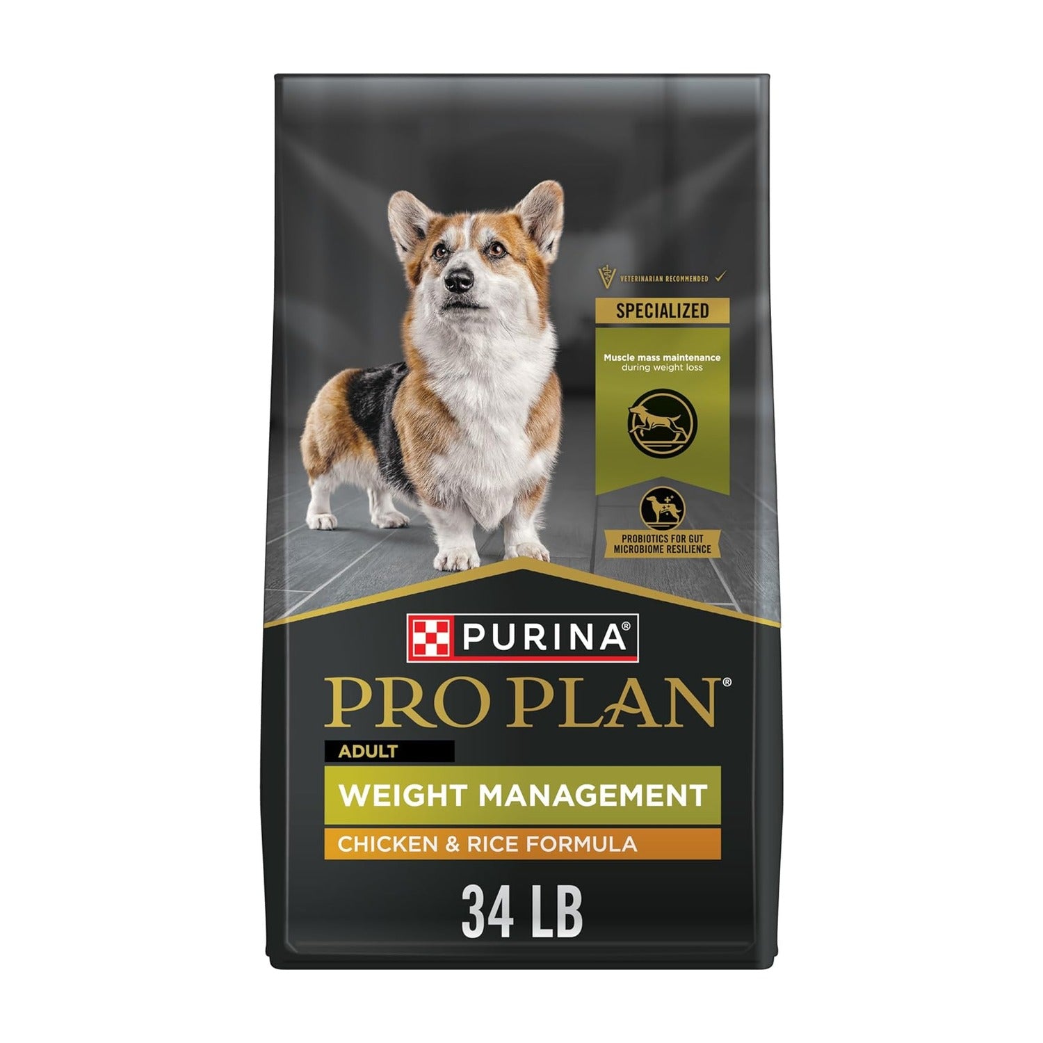 Pro Plan® Adult Weight Management Chicken & Rice Formula 34lb
