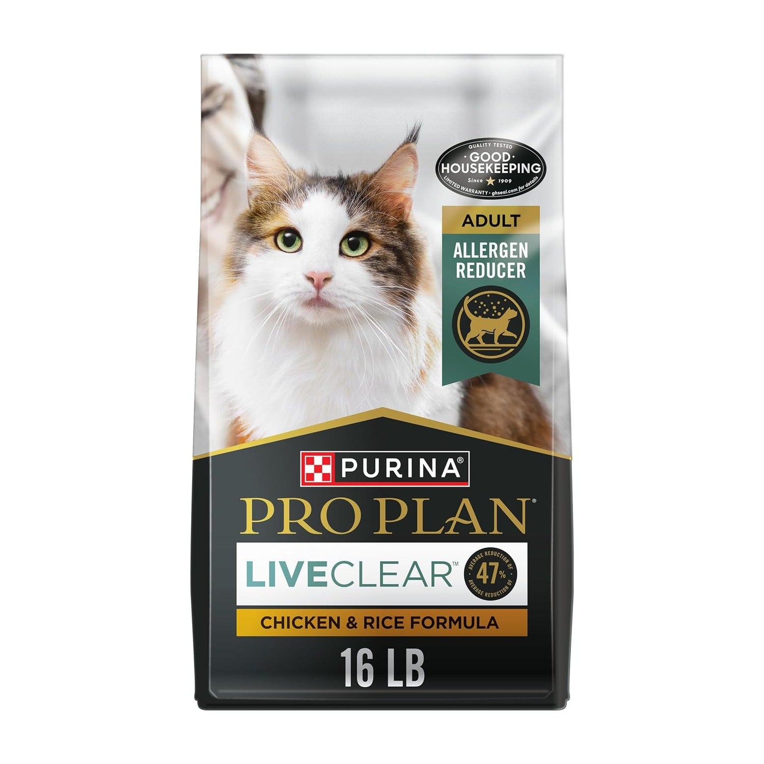 Pro Plan® LiveClear® Adult Chicken & Rice Formula (Cat) 16lb